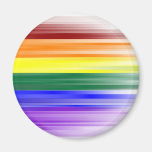 Rainbow Flag Magnet (Round)