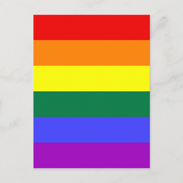 Rainbow Flag Postcard (Front)