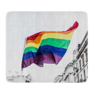 Rainbow Flag Pride Cutting Board