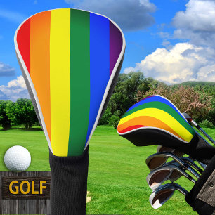 Rainbow Flag & Pride, love golfing community /LGBT Golf Head Cover