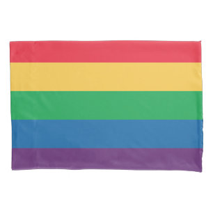 Rainbow Flag Pride Pillow Case