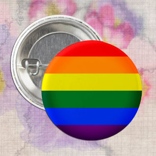 Rainbow Flag & Pride Rainbow / LGBT community 3 Cm Round Badge