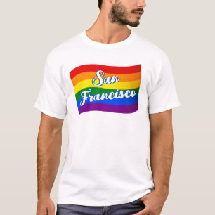 Rainbow Flag San Francisco Gay Pride LGBT LGBTQ  T-Shirt