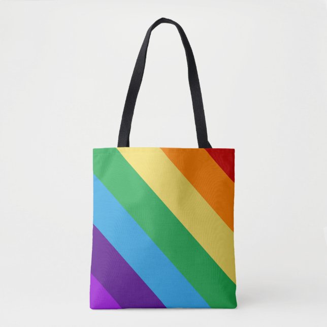 Rainbow flag shoulder bag (Front)