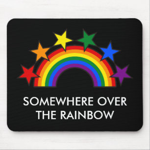 RAINBOW FLAG STARS III + your ideas Mouse Pad