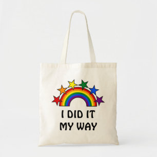 RAINBOW FLAG STARS III + your ideas Tote Bag