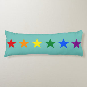 RAINBOW FLAG STARS + your ideas Body Cushion