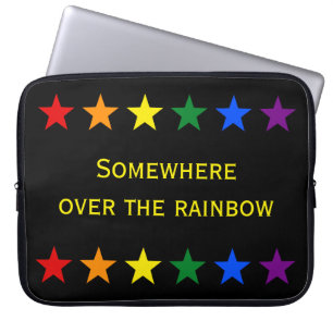 RAINBOW FLAG STARS + your ideas Laptop Sleeve
