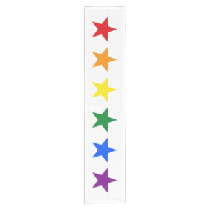 RAINBOW FLAG STARS + your ideas Short Table Runner