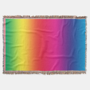 Rainbow Flag Throw Blanket