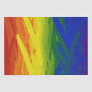 Rainbow Flames Gradient  Tissue Paper
