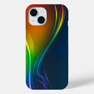Rainbow Flow Abstract iPhone 15 Case