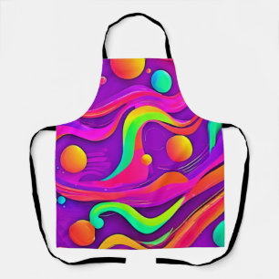 Rainbow Flow: Abstract Fun Apron