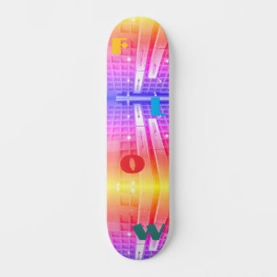Rainbow Flow Skateboard