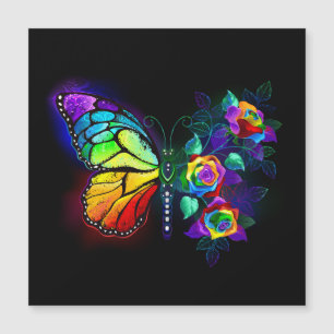 Rainbow flower butterfly