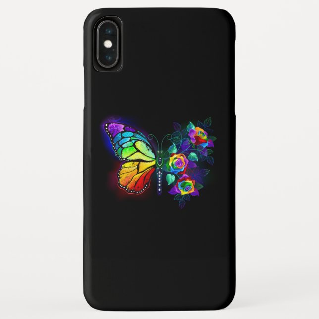 Rainbow flower butterfly Case-Mate iPhone case (Back)