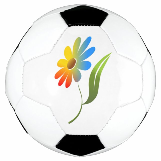 RAINBOW FLOWER SOCCER BALL (Front)