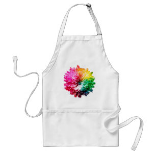 rainbow flower standard apron