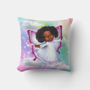 Rainbow Fluffy Clouds & Butterfly Baby Cushion