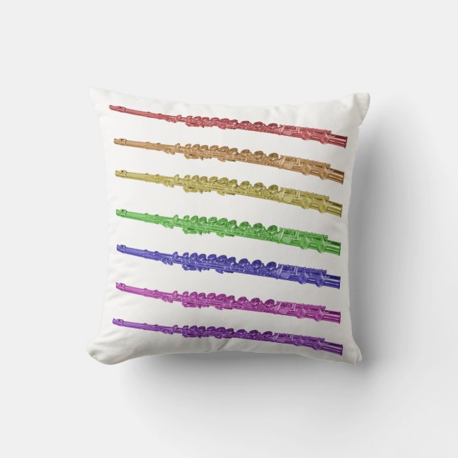 Rainbow Flutes Cushion (Front)