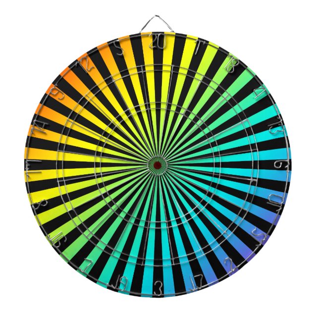 rainbow focus dartboard (Front)