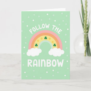 Rainbow Follow Luck Card