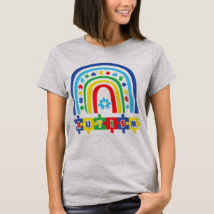 RAINBOW FOR AUTISM Brilliant and Autistic shirt. G T-Shirt