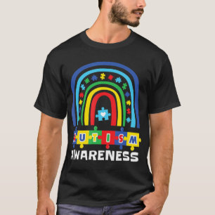 RAINBOW FOR AUTISM Brilliant and Autistic shirt. G T-Shirt