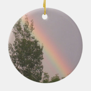 Rainbow for Christmas Ceramic Tree Decoration