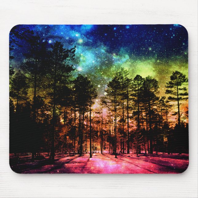 Rainbow Forest Mouse Pad (Front)