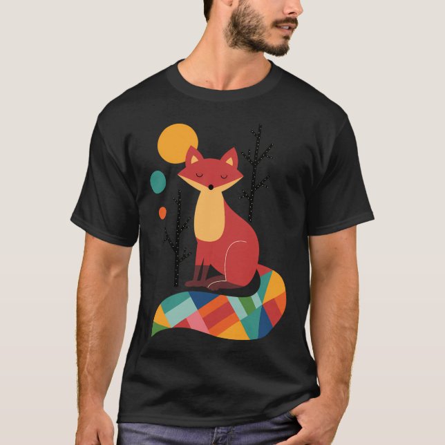Rainbow Fox T-Shirt (Front)