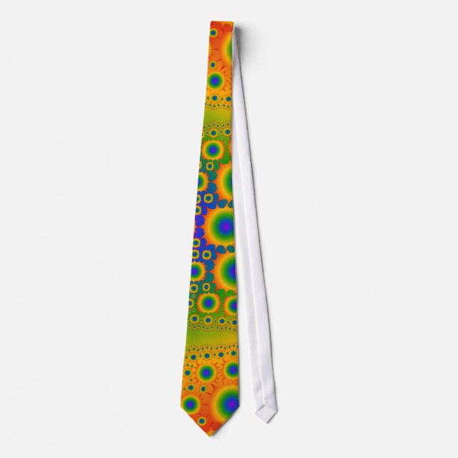 Rainbow Fractal Explosions: Tie (Front)