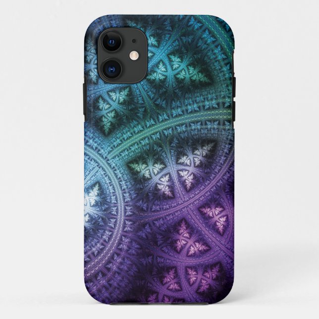 Rainbow Fractal Frost Case-Mate iPhone Case (Back)