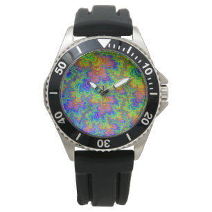 Rainbow Fractal  Watch