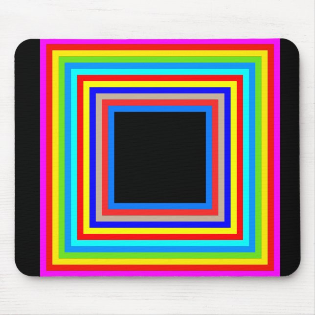 Rainbow Frame Mouse Pad (Front)