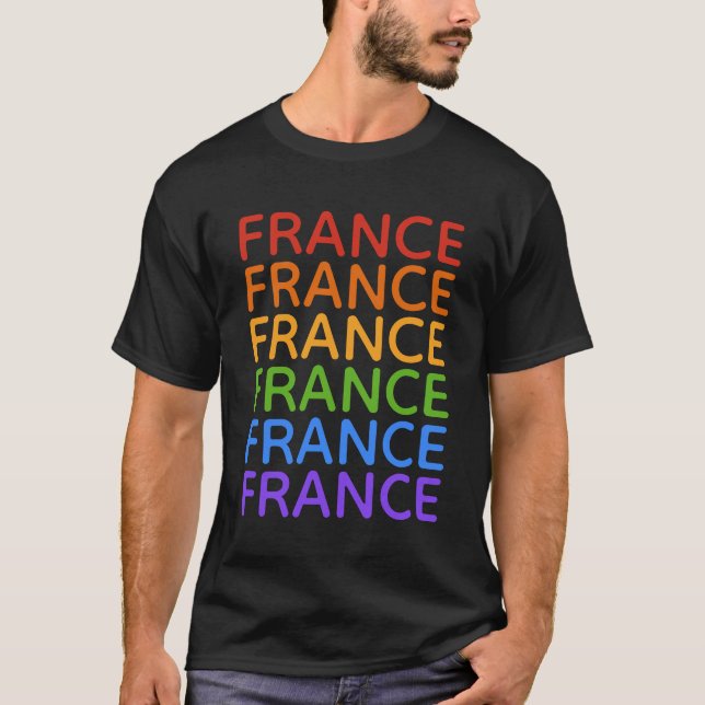 Rainbow FRANCE shirts & jackets (Front)
