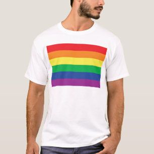 Rainbow Freedom Gay Pride Flag Symbol T-Shirt