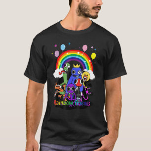 Rainbow Friends Birthday For Kids And Adults T-Shirt