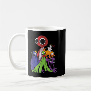 Rainbow Friends blue red orange green  Coffee Mug