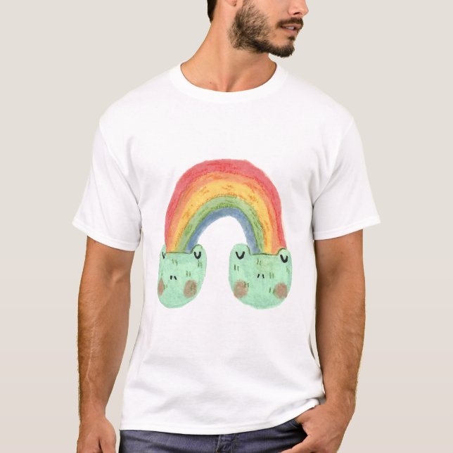 Rainbow Frogs T-Shirt (Front)