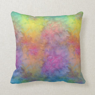 [Rainbow Frost] Multi-Coloured Tie-Dye Cushion