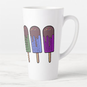 Rainbow Frozen pop Parade Latte Mug