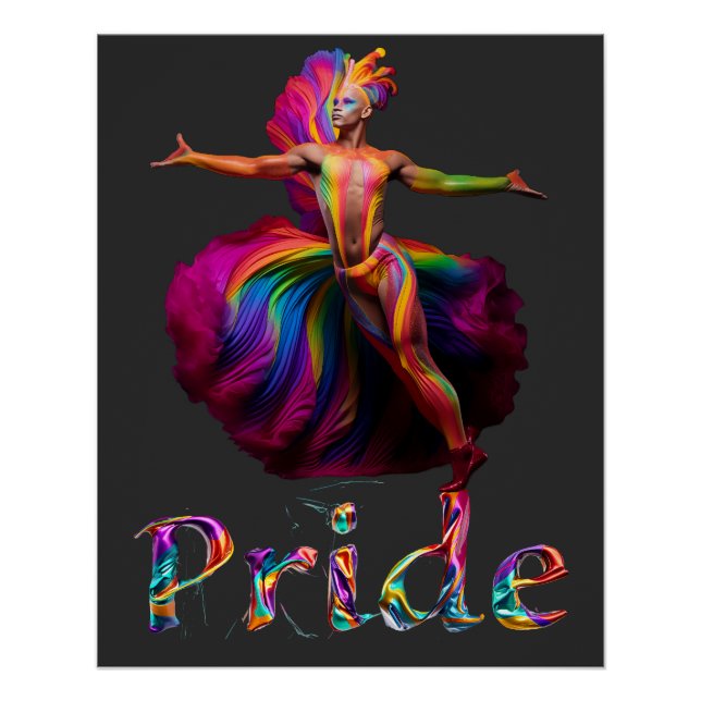 Rainbow Fusion 2: Gay Pride Statement  Poster (Front)