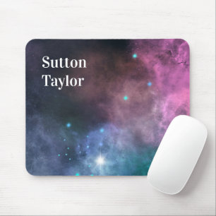 Rainbow Galaxy Mouse Pad