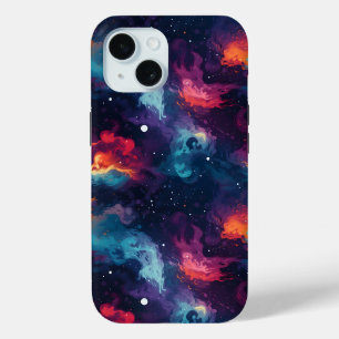 Rainbow Galaxy Pattern iPhone 15 Case