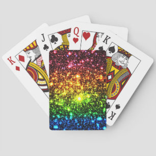 Rainbow Galaxy Playing Cards