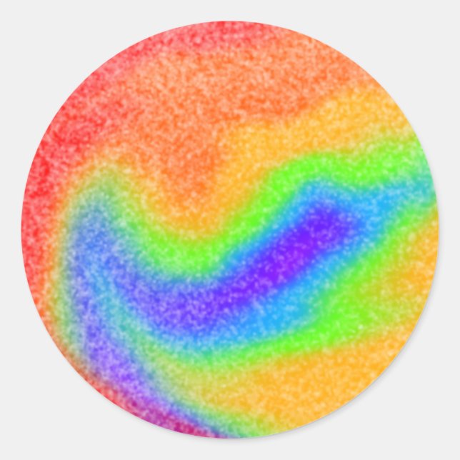 Rainbow Galaxy Sticker (Front)