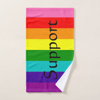Rainbow, Gay and sympathisers Hand Towel
