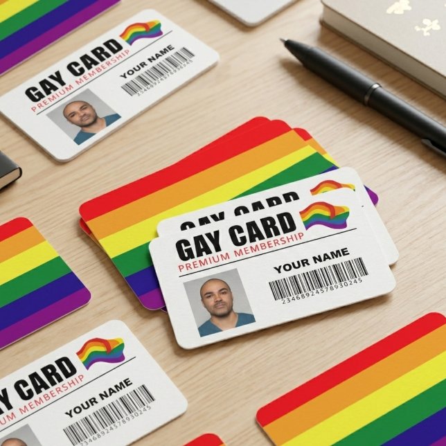 Rainbow Gay Card Pride Identity Humour (Creator Uploaded)