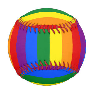 Rainbow Gay Pride Flag Baseball